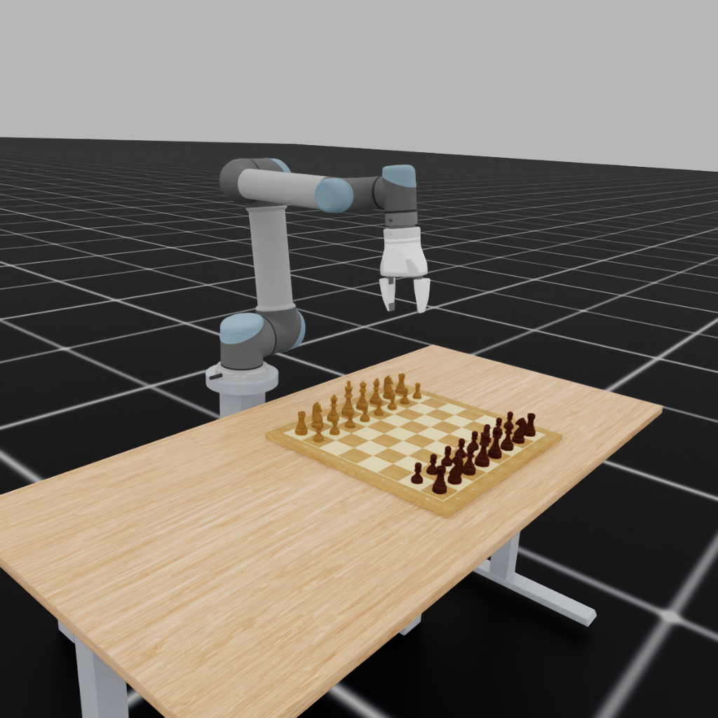simulated scene